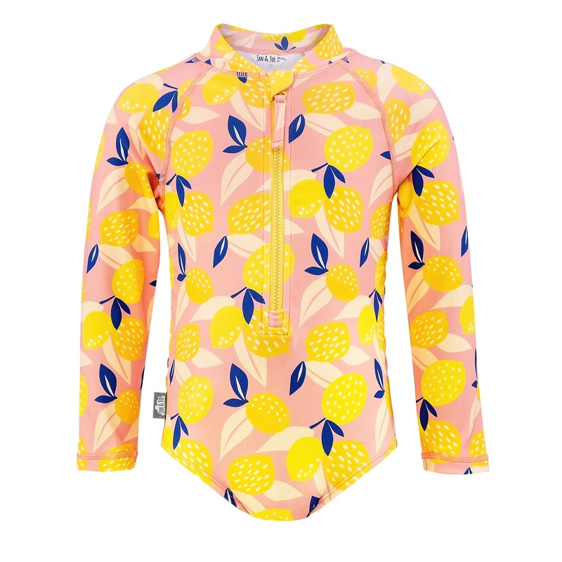 Girls One Piece UV Swimsuit