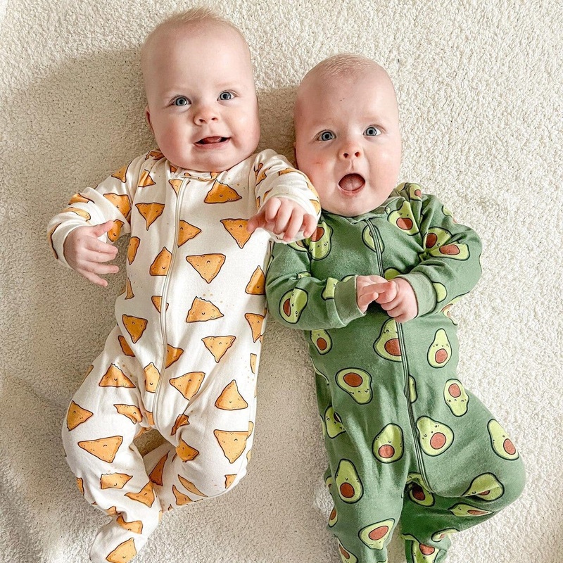 2-Pack Baby Neutral Comfy Stretch Avocado Sleep ‘N Plays