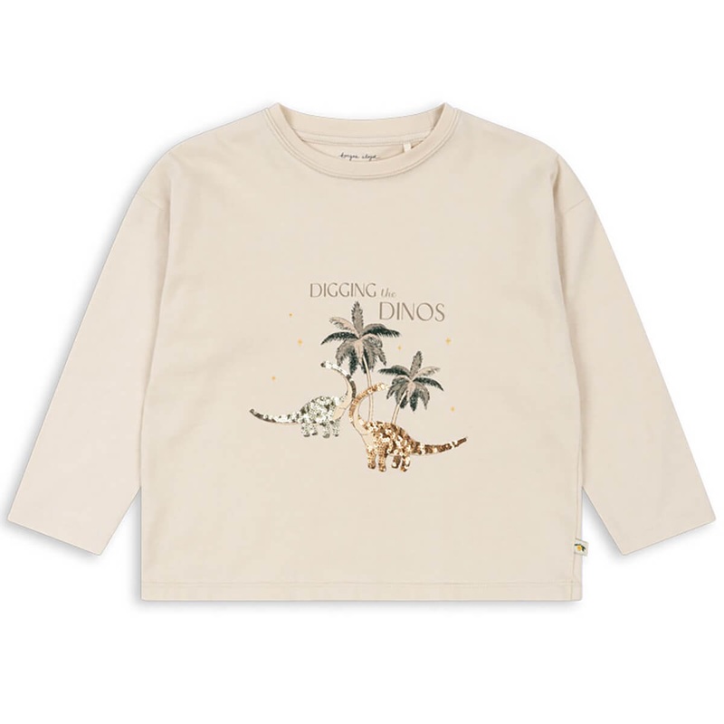 Lin Long Sleeve T-Shirt in French Oak by Konges Slojd – Last Ones In Stock – 2-6 Years