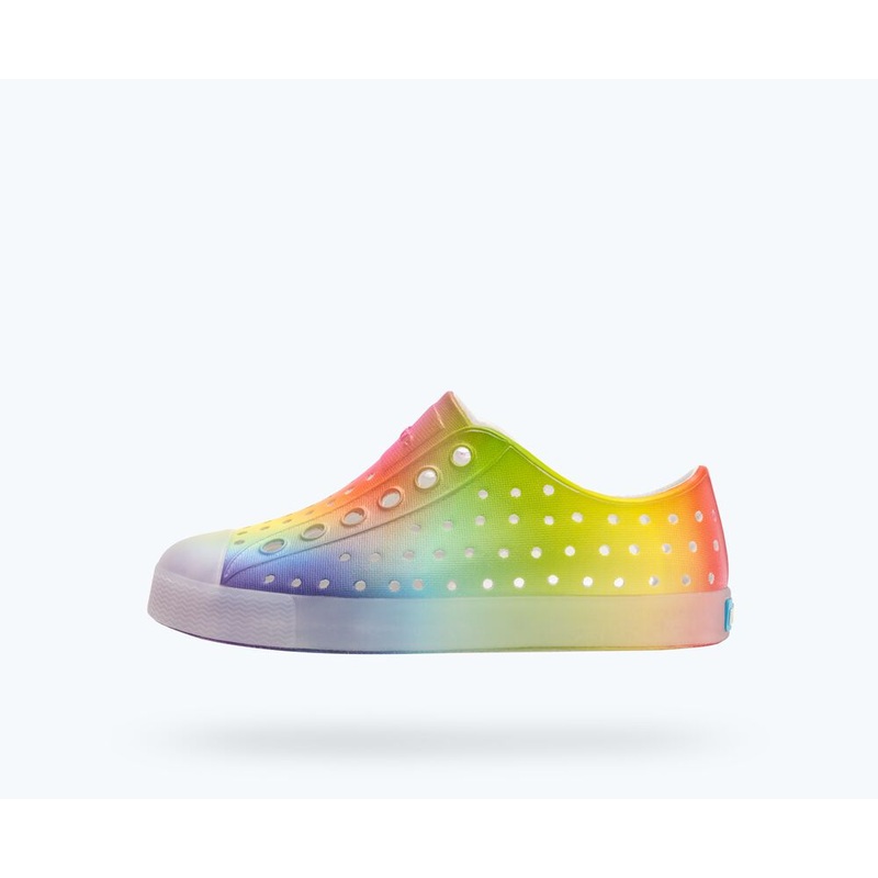 Native Jefferson Print – Shell White/Translucent/Rainbow Blur