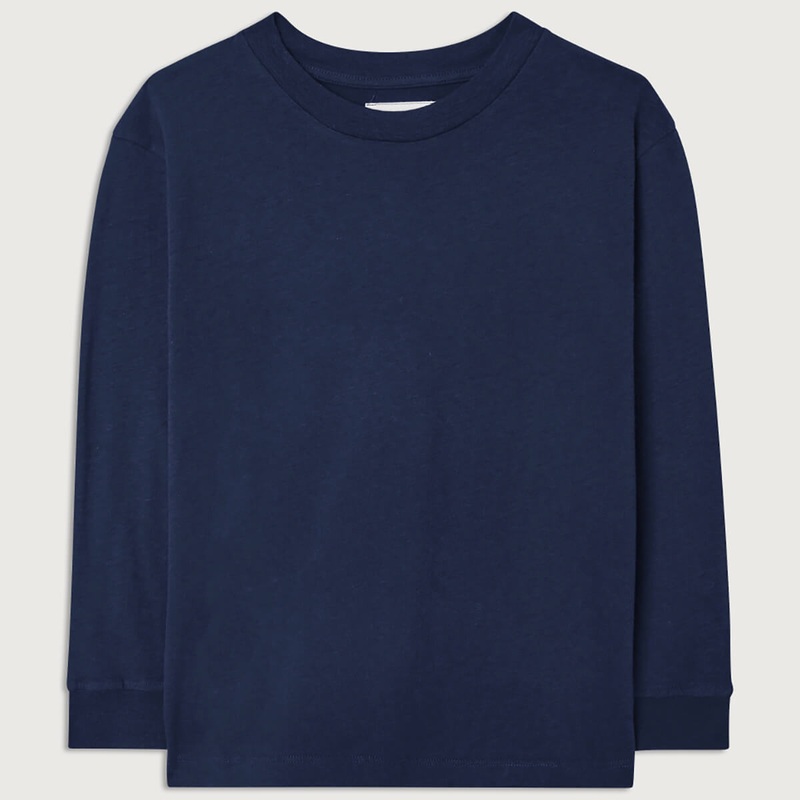 Gamipy Kid’s Long Sleeve T Shirt in Vintage Navy by American Vintage