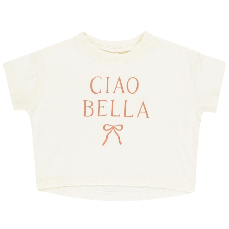Boxy Tee in Ciao Bella by Rylee & Cru