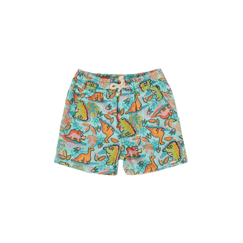 Goldie & Ace – Noah Dino Jungle Denim Shorts
