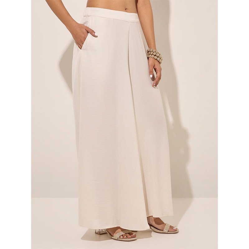 Vark Off-White Palazzos