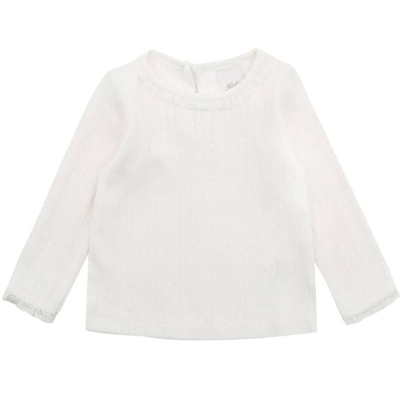 Bebe – Cloud Pointelle LS Tee