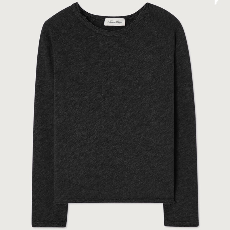 Sonoma Kid’s Long Sleeve T Shirt in Vintage Black by American Vintage