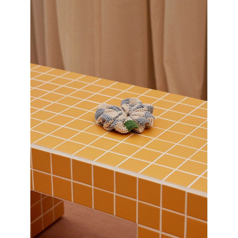 iedlapis Scrunchie – Fantasy Blue