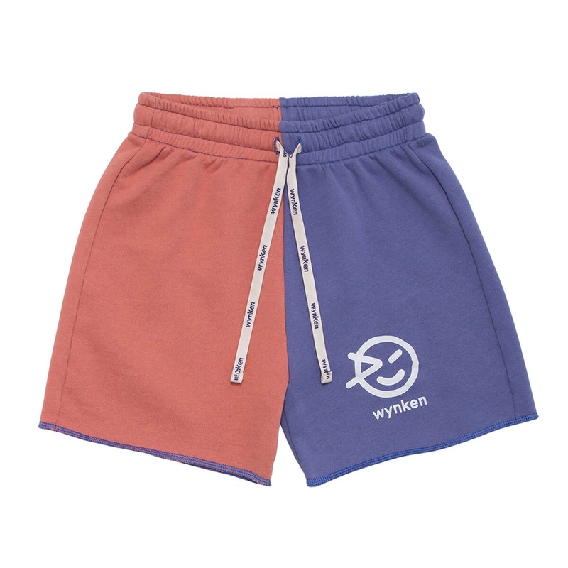 Tattoo Shorts in Brick / Deep Dusk Blue by Wynken – Last One In Stock – 2 Years