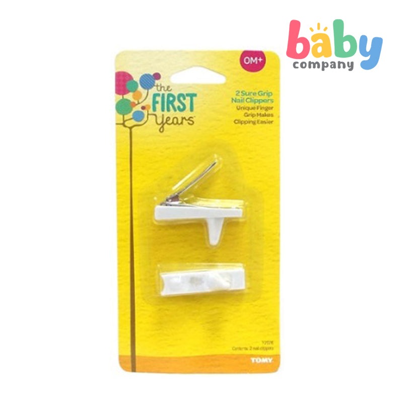 The First Years Two Sure Grip Nail Clipper