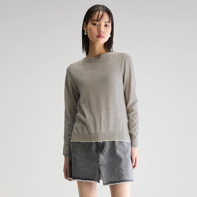 Gop Boatneck Sweater in Stripe by Bellerose
