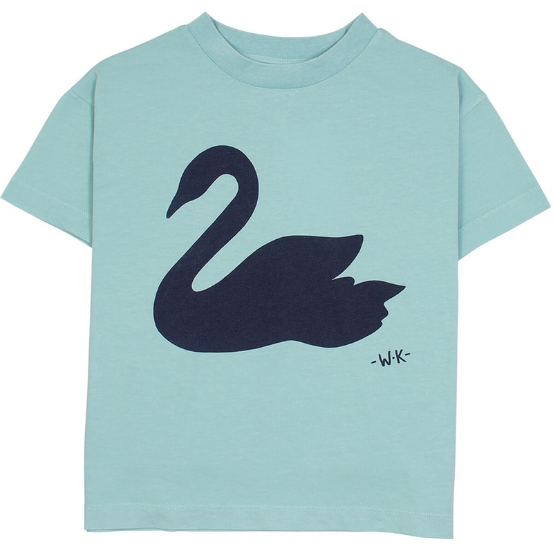 Swan Tee in Sea Green by Wynken – Last Ones In Stock – 2-4 Years