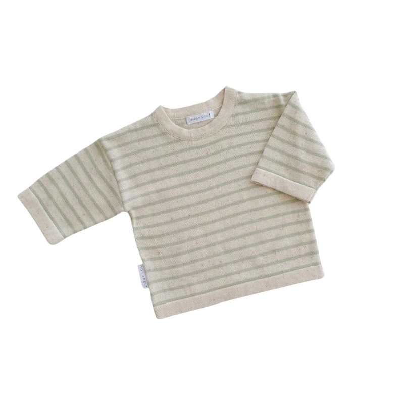 Ziggy Lou – Long Sleeve Tee | Biscotti Stripe