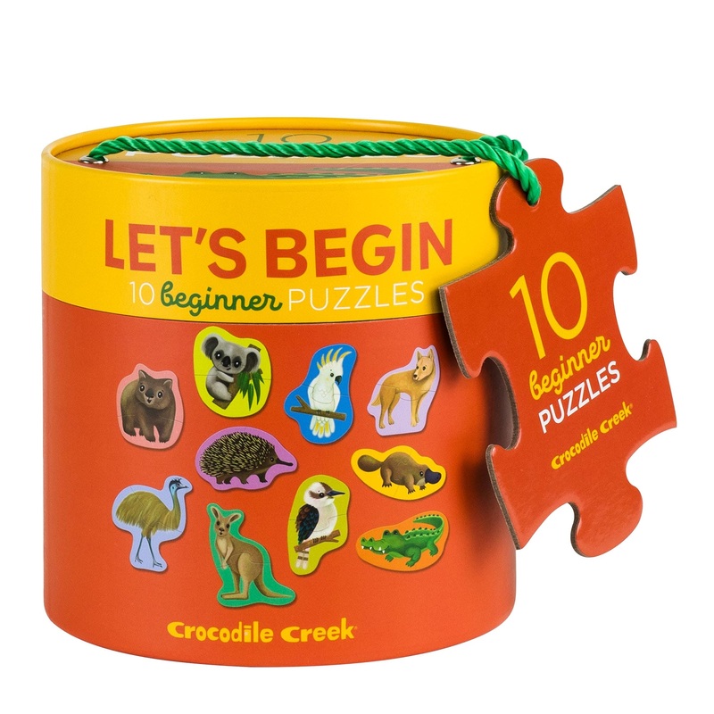 Crocodile Creek – Let’s Begin 2pc Puzzle | Aussie Animals