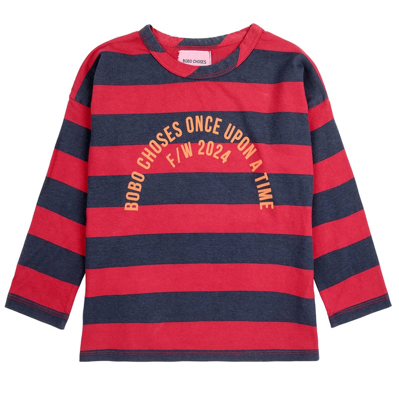 Stripes Long Sleeve T Shirt by Bobo Choses