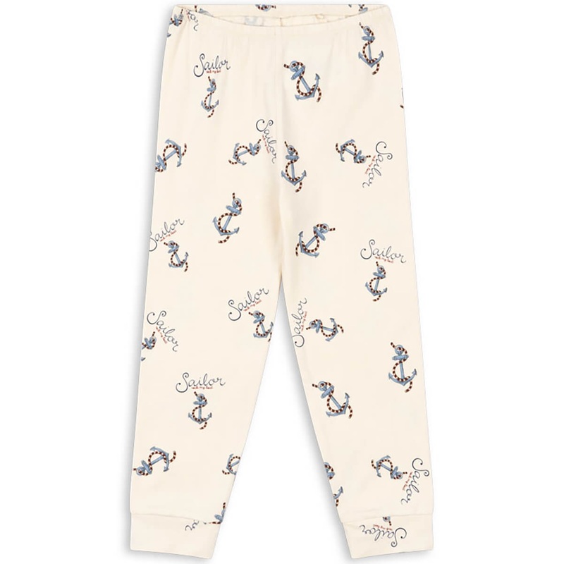 Basic Baby Pants in Rock My Boat by Konges Sljd