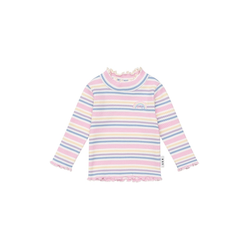 Huxbaby – Rainbow Stripe Rib Skivvy – HB2212W25