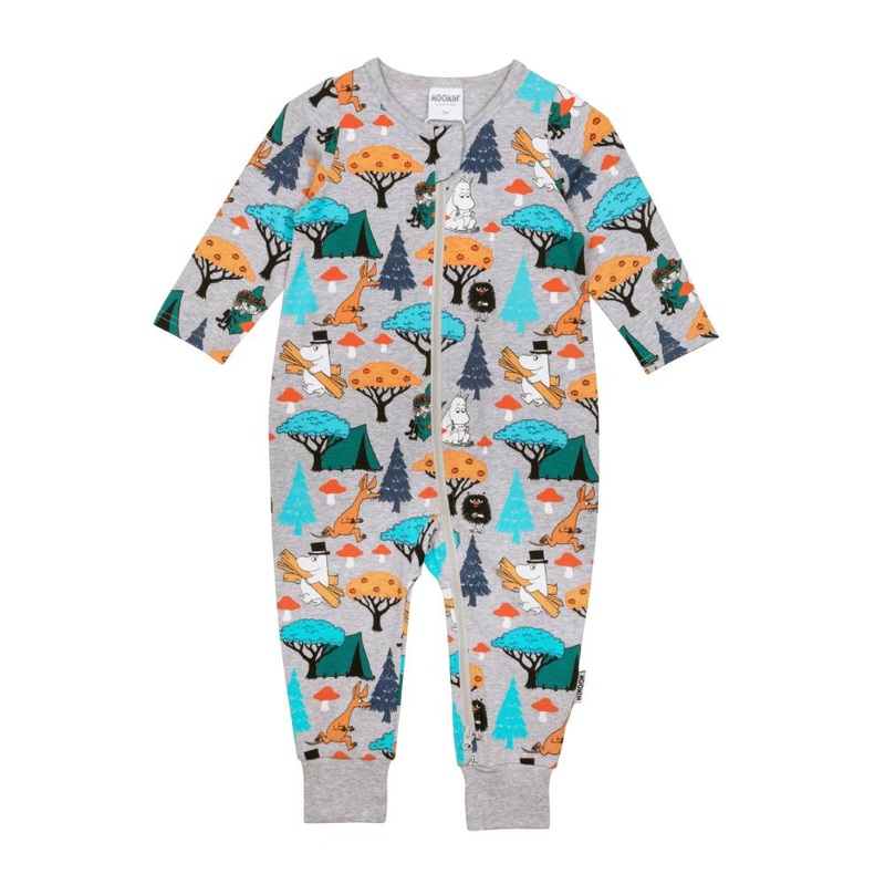 Moomin Mushrooms Pyjamas Grey – Martinex