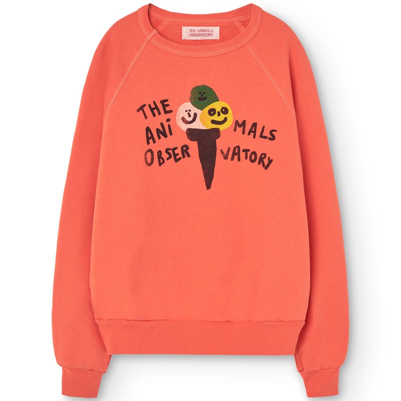 Shark Kids Sweatshirt in Salmon by The Animals Observatory