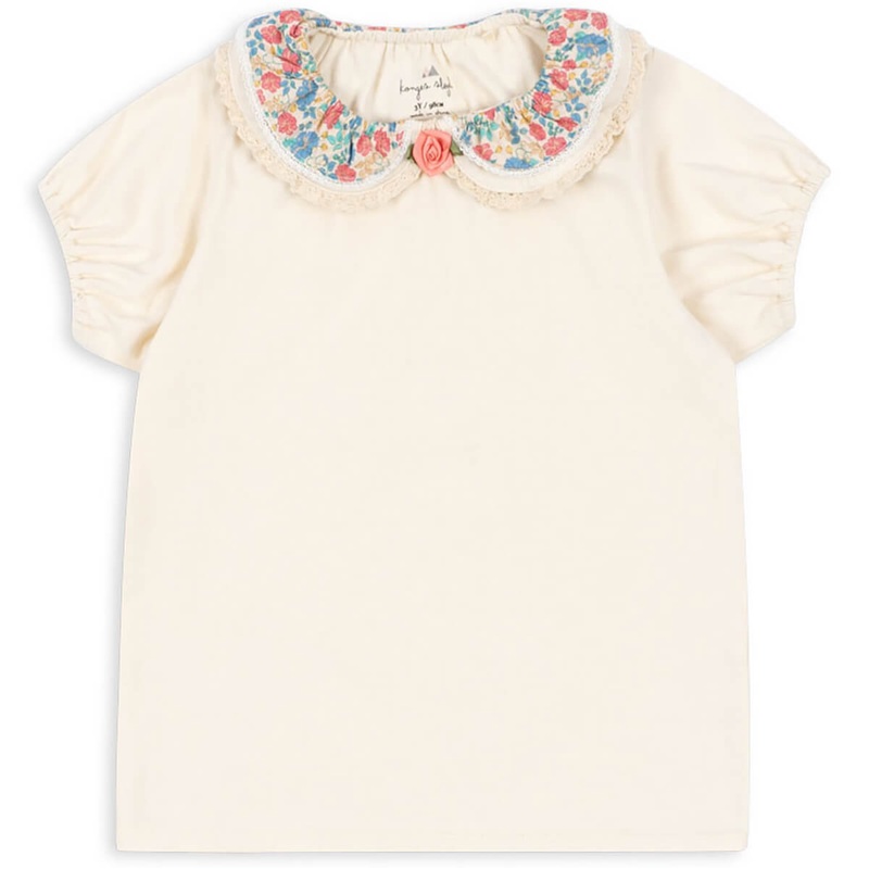 Pami Tee in Antique White by Konges Slojd