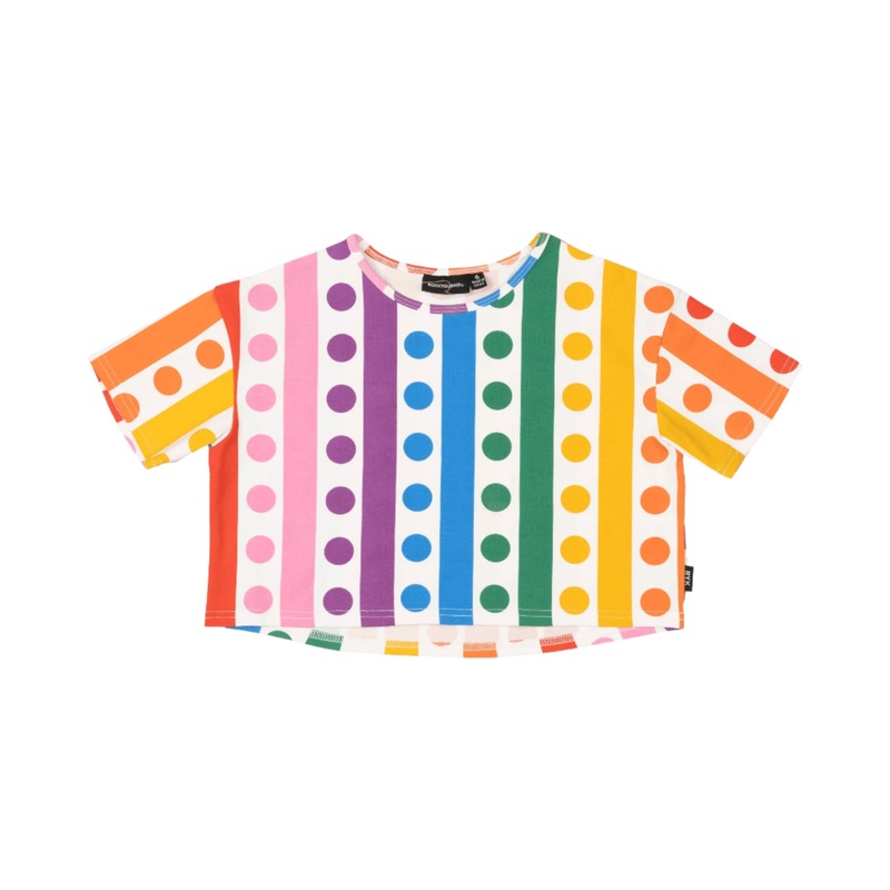 Rock Your Baby – Rainbow Drops Boxy T-Shirt