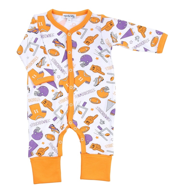 Touchdown Orange-Purple Playsuit