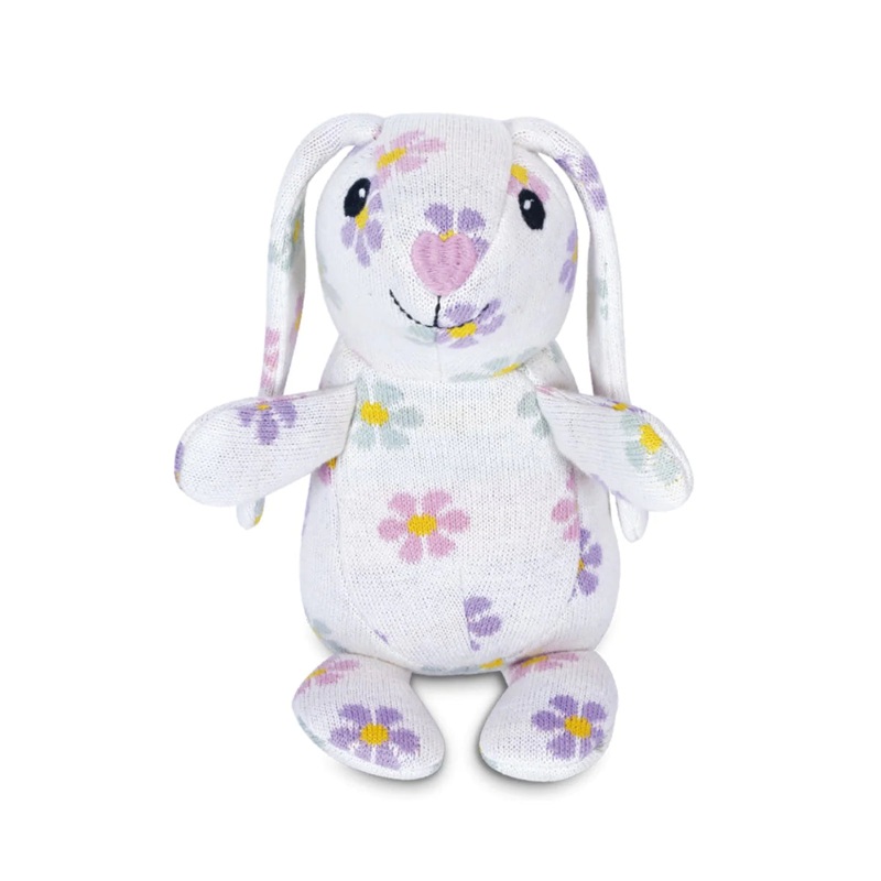 Apple Park Organic Knit Patterned Bunnies – Daisy Bunny