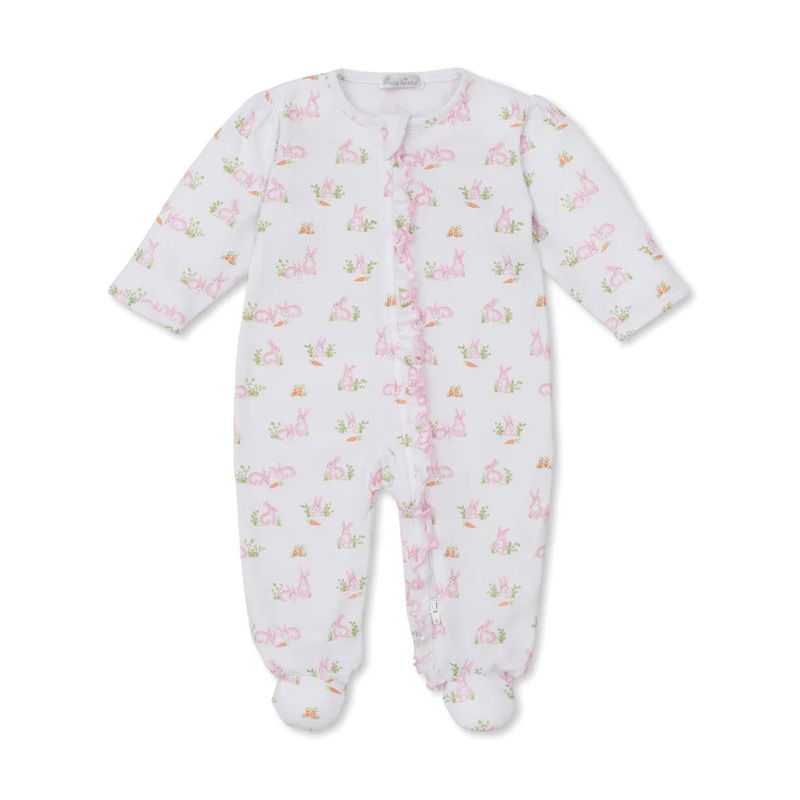 Baby Bunny Patch Zip Footie