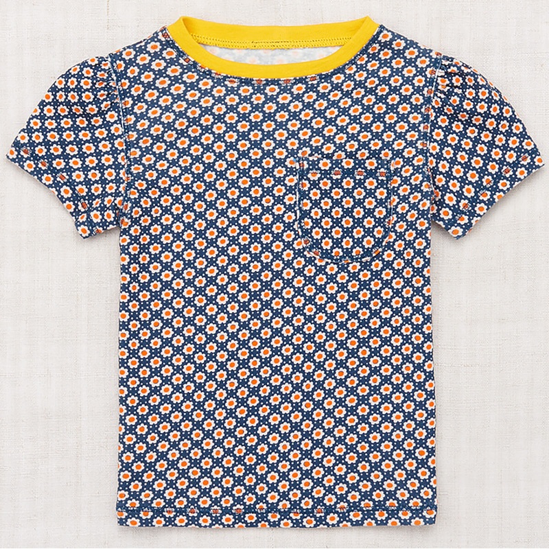 Ramona Tee in Moonlight Flower Dot by Misha & Puff – Last Ones In Stock – 3-6 Years