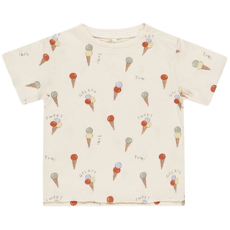 Raw Edge Tee in Gelato by Rylee & Cru