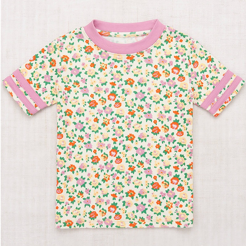 Rec Tee in String / Hazy Lilac Brimfield by Misha & Puff