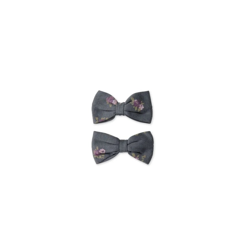 Jamie Kay Noelle 2pk Bow | Simone Lava – Organic Cotton