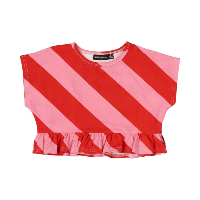 Rock Your Baby – Candy Wrap Frill T-Shirt