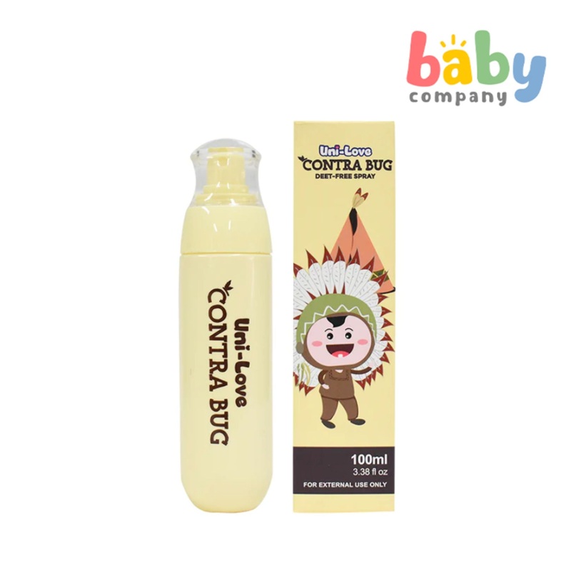 Uni-Love Contra Bug Deet-Free Spray for Babies – 100ml