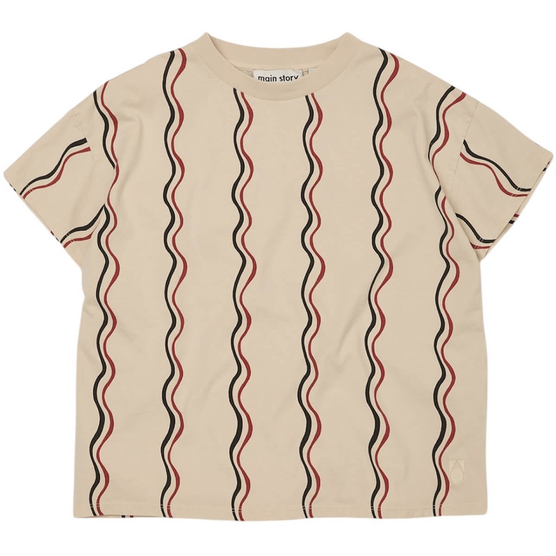 Loose T-Shirt in Birch Squiggle by Main Story