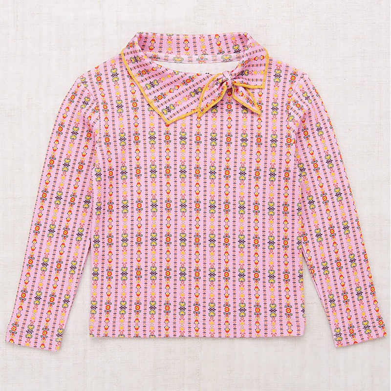 Portrait Top in Pink Lilac Bohemia by Misha & Puff