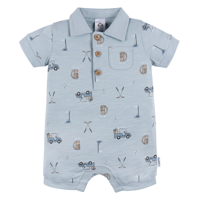 Baby Boys Golf Polo Romper