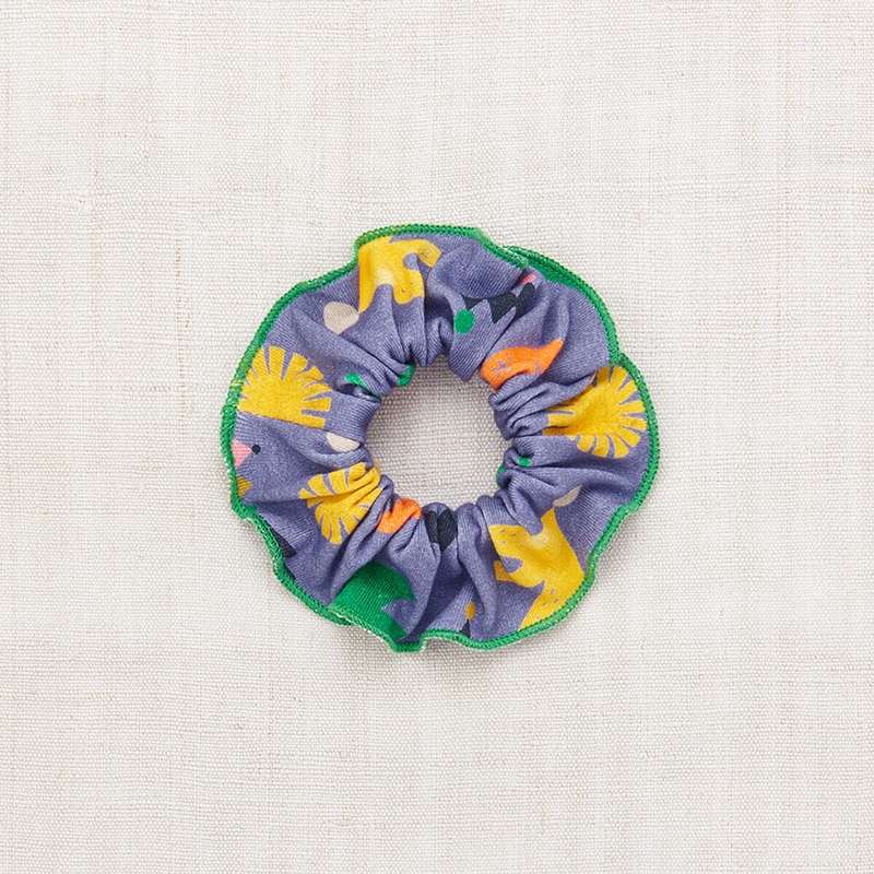 Hair Scrunchie in Pewter Daleyden Fte by Misha & Puff