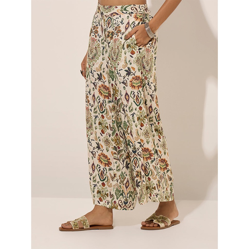 Utsa Multicolour Floral Printed Palazzos