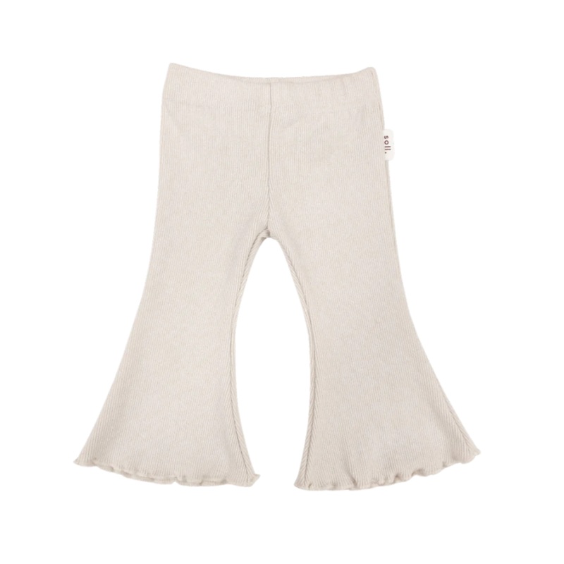 SOLL RIBBED FLARES – BEIGE