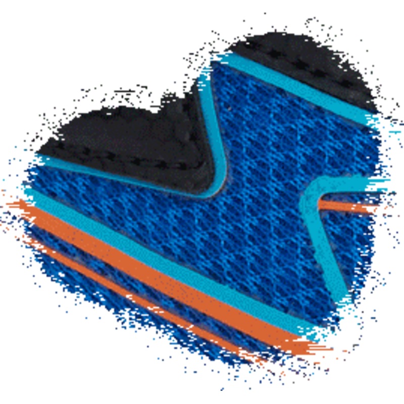 Stride Rite Light-up Zips Cosmic 2.0- Blue Multi