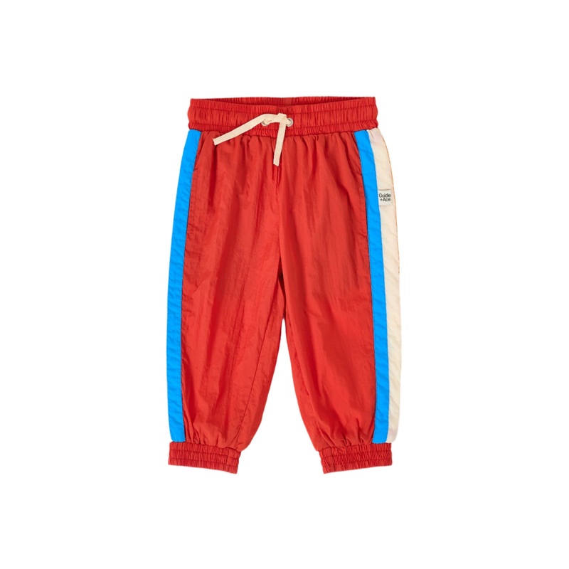 Goldie & Ace – Retro Lightweight Sporty Pants  | Red
