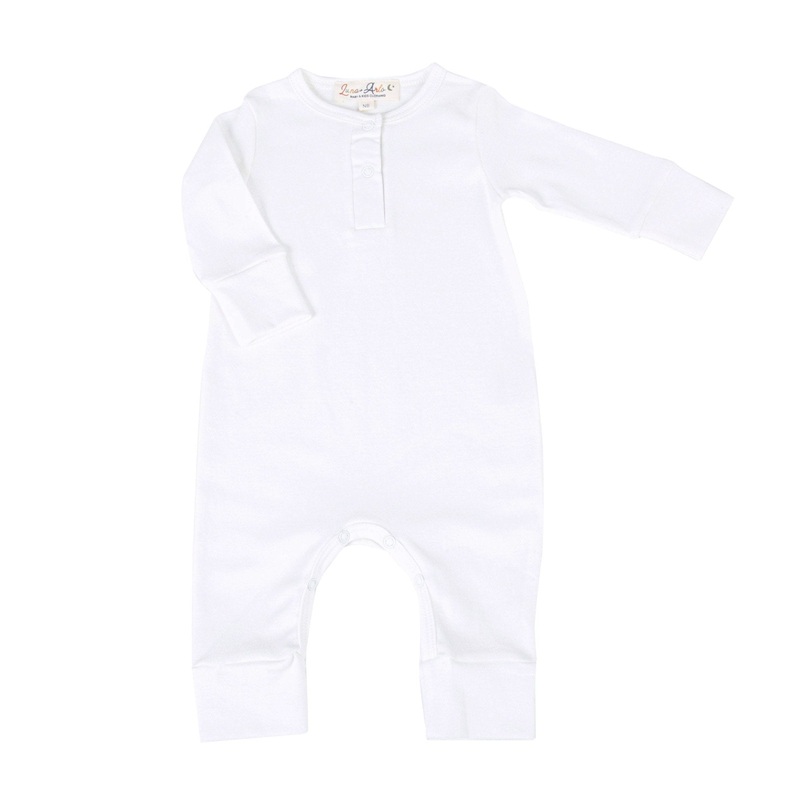 Luna & Arlo Basics Playsuit – Ivory