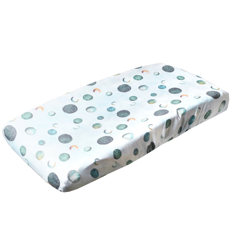 Copper Pearl Premium Knit Diaper Changing Pad Cover | Lunar