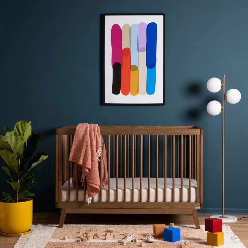 Dadada – Soho 3-in-1 Convertible Crib – Walnut