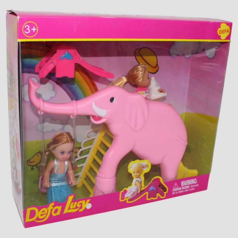 Defa Lucy Doll “At the Zoo”  Fun Animal Adventure Playset