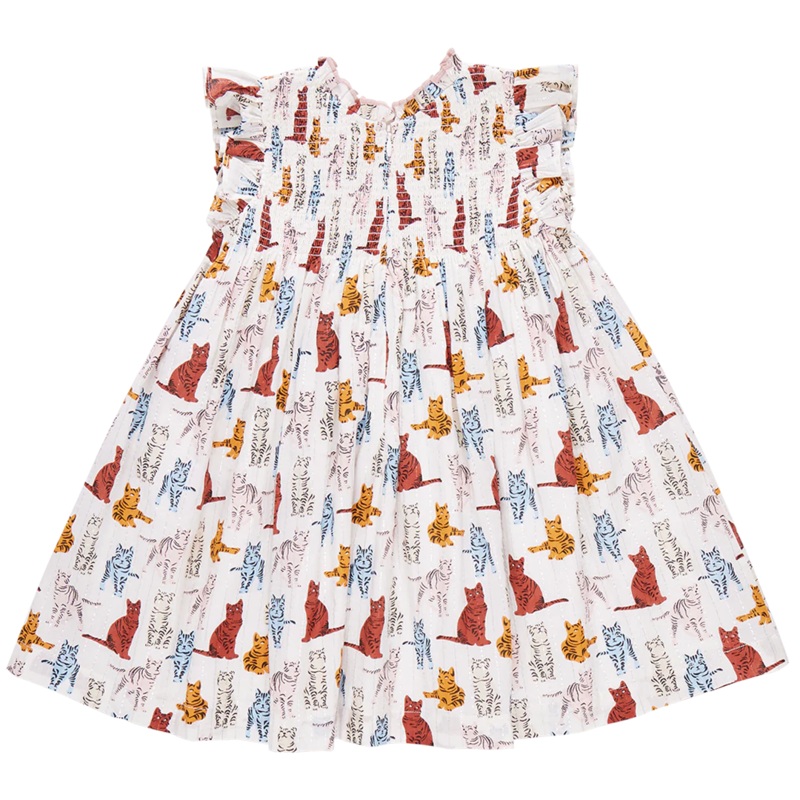 Girls Stevie Dress – Tabby Cats