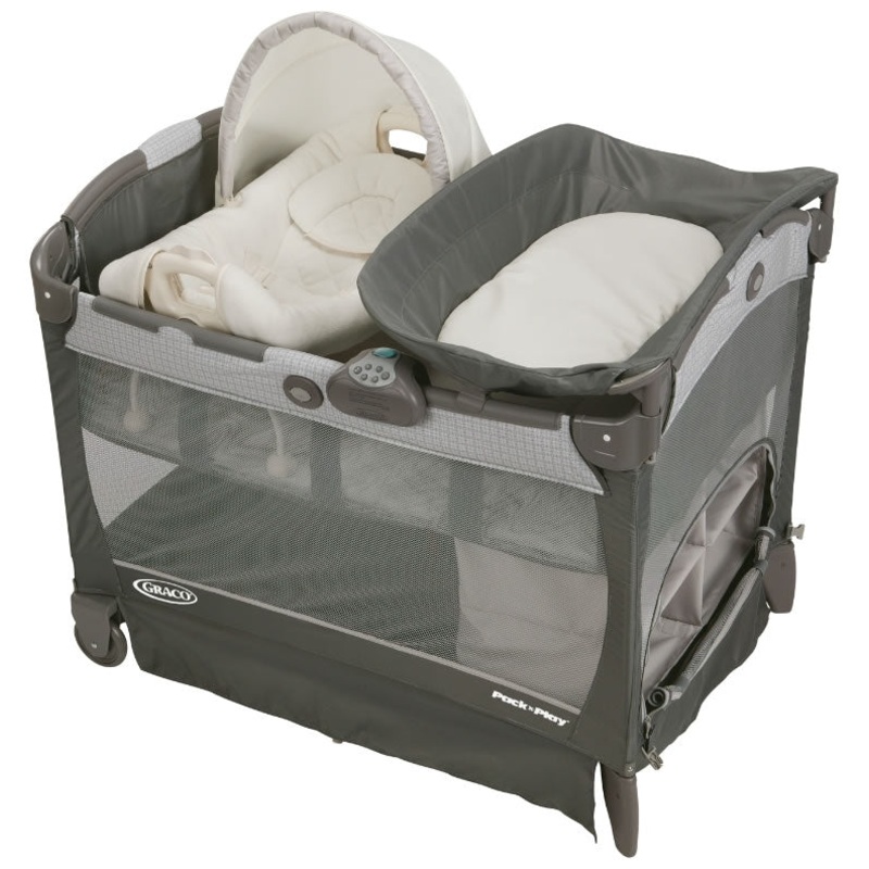 Graco Pack ‘n Play Playard with Cuddle Cove Removable Seat – Glacier