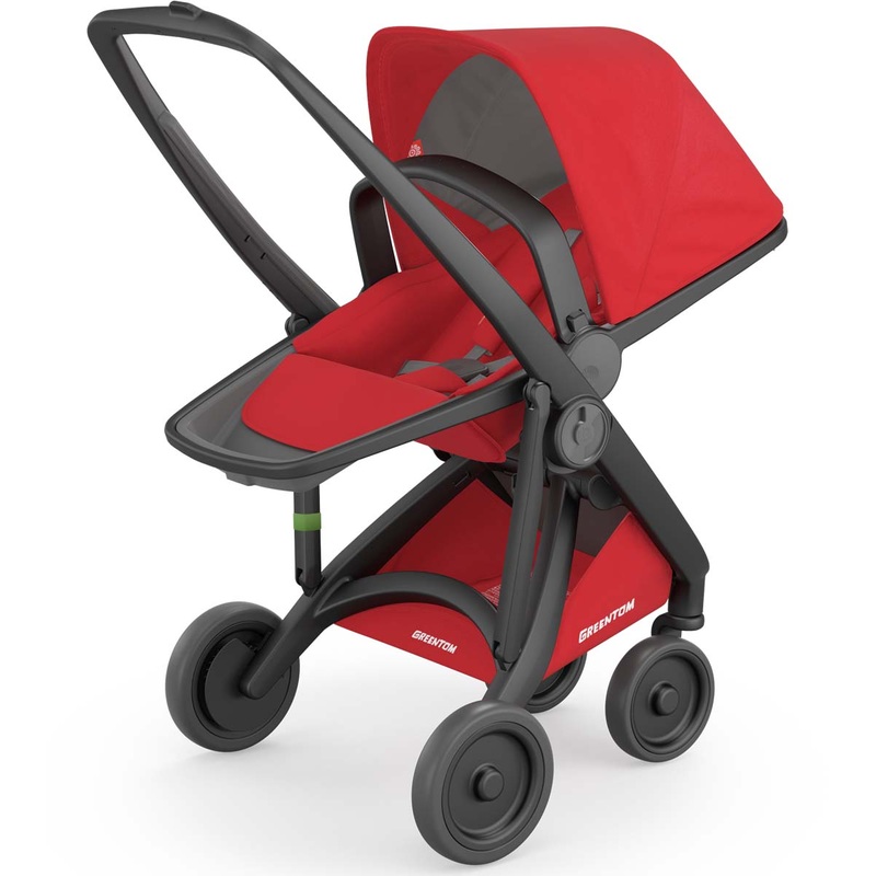 Greentom Reversible Stroller – Black/Red