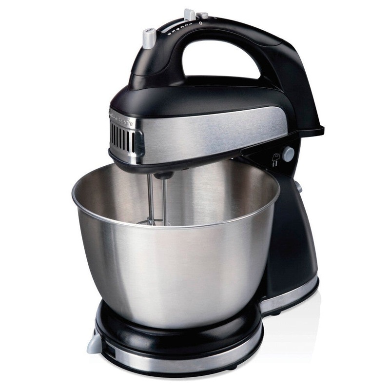 4qt Stand & Hand Mixer With Stainless Steel Bowl