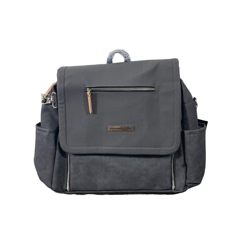 Petunia Pickle Bottom Boxy Backpack Deluxe, Carbon Cable Stitch